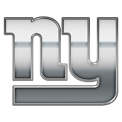 New York Giants Silver Logo vinyl decal